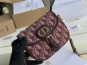 Dior Bobby Bag In Pink Oblique M8010 Size 18x14x5cm - 4