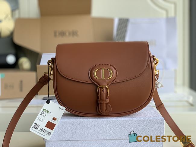 Dior Bobby Bag In Brown M8010 Size 22x17x6cm - 1