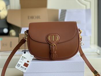 Dior Bobby Bag In Brown M8010 Size 22x17x6cm