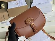 Dior Bobby Bag In Brown M8010 Size 22x17x6cm - 6