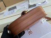 Dior Bobby Bag In Brown M8010 Size 22x17x6cm - 4