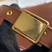 Dior Bobby Bag In Brown M8010 Size 22x17x6cm - 3