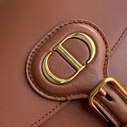 Dior Bobby Bag In Brown M8010 Size 22x17x6cm - 2