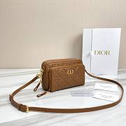 Dior Caro Double Pouch S5037 Size 19x10.5x5cm - 6