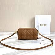Dior Caro Double Pouch S5037 Size 19x10.5x5cm - 5
