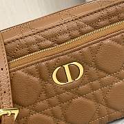 Dior Caro Double Pouch S5037 Size 19x10.5x5cm - 2
