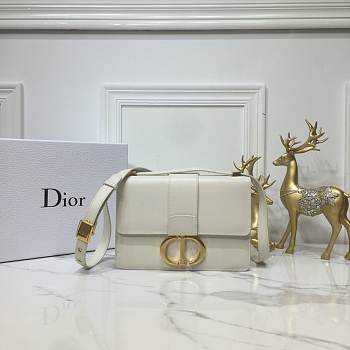 Dior 30 Montaigne Chain Bag In White M9208 Size 24×17×8cm