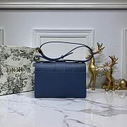 Dior 30 Montaigne Chain Bag In Navy Blue M9208 Size 24×17×8cm - 4