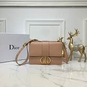 Dior 30 Montaigne Chain Bag In Beige M9208 Size 24×17×8cm - 1