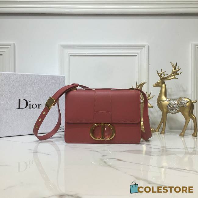 Dior 30 Montaigne Chain Bag In Wine M9208 Size 24×17×8cm - 1