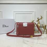 Dior 30 Montaigne Chain Bag In Wine M9208 Size 24×17×8cm - 6