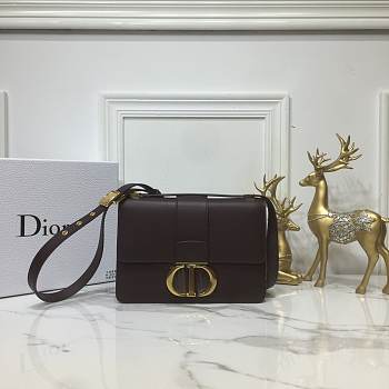 Dior 30 Montaigne Chain Bag In Dark Wine M9208 Size 24×17×8cm