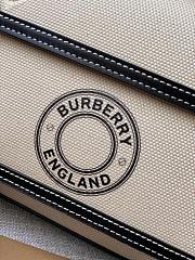 Burberry Mini Twon Tone Pocket Bag In Black 80317 Size 23x7x18cm - 2