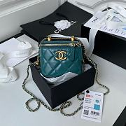 Chanel Small Classic Box 20 In Blue - 1