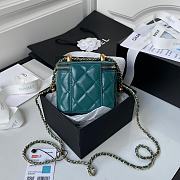 Chanel Small Classic Box 20 In Blue - 5