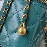 Chanel Small Classic Box 20 In Blue - 2