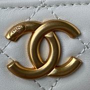 Chanel Small Classic Box 20 In White - 6