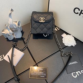 Chanel Mini Case Crossbody Bag in Black AS1169 Size 19x12x9cm