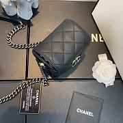 Chanel Mini Case Crossbody Bag in Black AS1169 Size 19x12x9cm - 4