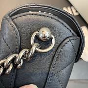 Chanel Mini Case Crossbody Bag in Black AS1169 Size 19x12x9cm - 3