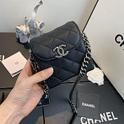 Chanel Mini Case Crossbody Bag in Black AS1169 Size 19x12x9cm - 2