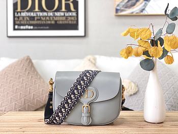 Dior Bobby Bag With Special Strap In Grey M9320 Size 27x8x19.5cm