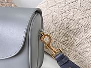 Dior Bobby Bag With Special Strap In Grey M9320 Size 27x8x19.5cm - 5
