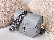 Dior Bobby Bag With Special Strap In Grey M9320 Size 27x8x19.5cm - 3