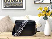 Dior Bobby Bag With Special Strap In Black M9320 Size 27x8x19.5cm - 5