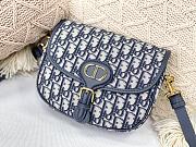 Dior Bobby Bag Blue Oblique M9320 Size 22x17x6cm - 4