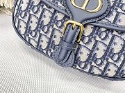 Dior Bobby Bag Blue Oblique M9320 Size 22x17x6cm - 3