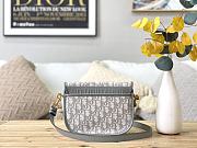 Dior Bobby Bag White Oblique M9320 Size 22x17x6cm - 5