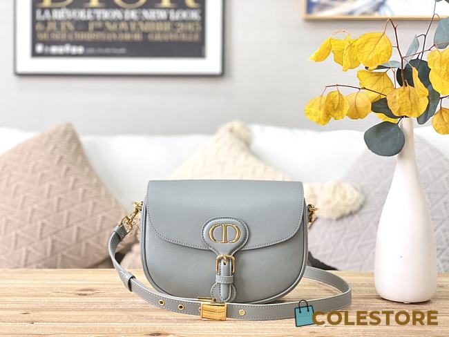 Dior Bobby Bag In Grey M9319 Size 22x17x6cm - 1