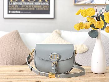 Dior Bobby Bag In Grey M9319 Size 22x17x6cm