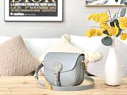 Dior Bobby Bag In Grey M9319 Size 22x17x6cm - 6
