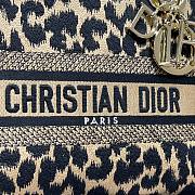 Dior Lady Dior D lite Mizza Embroidery M0565 Size 24cm - 4