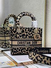 Dior Lady Dior D lite Mizza Embroidery M0565 Size 24cm - 3