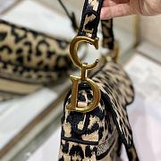 Dior Saddle Multicolor Mizza Embroidery M0446 Size 25cm - 6