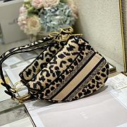 Dior Saddle Multicolor Mizza Embroidery M0446 Size 25cm - 4