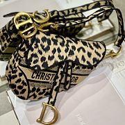 Dior Saddle Multicolor Mizza Embroidery M0446 Size 25cm - 3