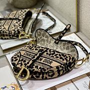 Dior Saddle Multicolor Mizza Embroidery M0446 Size 25cm - 2