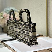 Dior Mini Bool Tote Multicolor Mizza Embroidery S5475 Size 25cm - 6