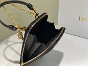 Lady Dior Phone Holder Cannage Lambskin In Black S0872  - 6