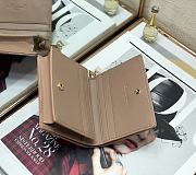 Mini Dior Lady Small Wallet Beige Patent S0178 Size 11x8.5x3 cm - 6