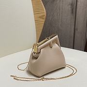 Fendi Nano First Charm Beige 7AS051 Size: 11.5x10x5.5cm - 6