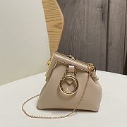 Fendi Nano First Charm Beige 7AS051 Size: 11.5x10x5.5cm - 5