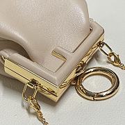 Fendi Nano First Charm Beige 7AS051 Size: 11.5x10x5.5cm - 2