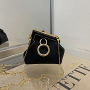 Fendi Nano First Charm Black 7AS051 Size: 11.5x10x5.5cm - 5