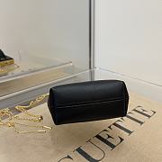 Fendi Nano First Charm Black 7AS051 Size: 11.5x10x5.5cm - 2
