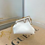 Fendi Nano First Charm White 7AS051 Size: 11.5x10x5.5cm - 1